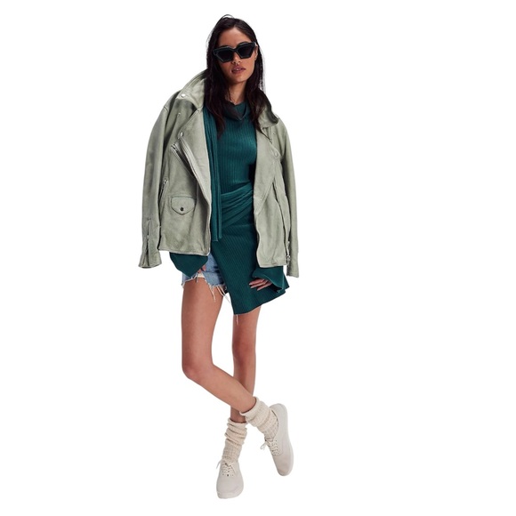 Free People Carine Sweater Size XL Blase Green NWT - Picture 2 of 16